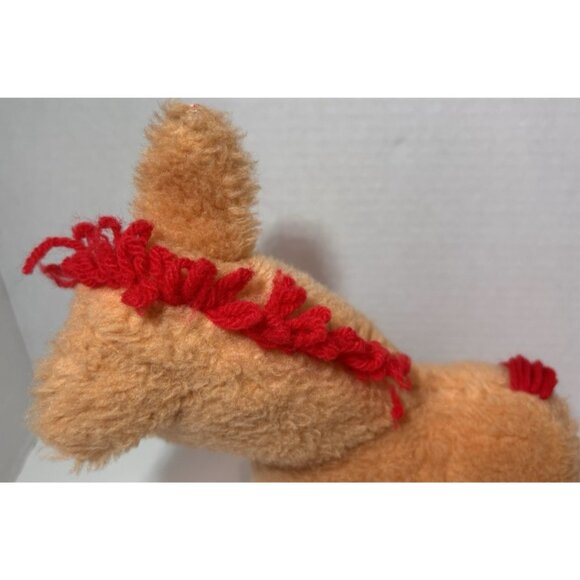 Vintage Eden Toys Waggie Musical Wind-Up Pony Horse Nursery Baby Yarn Hair - Picture 4 of 7